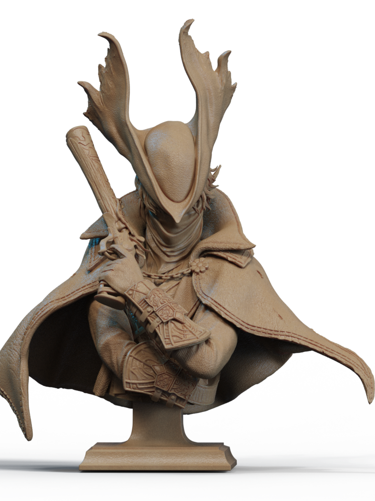 The Hunter STL 2 + Bust - Bloodborne