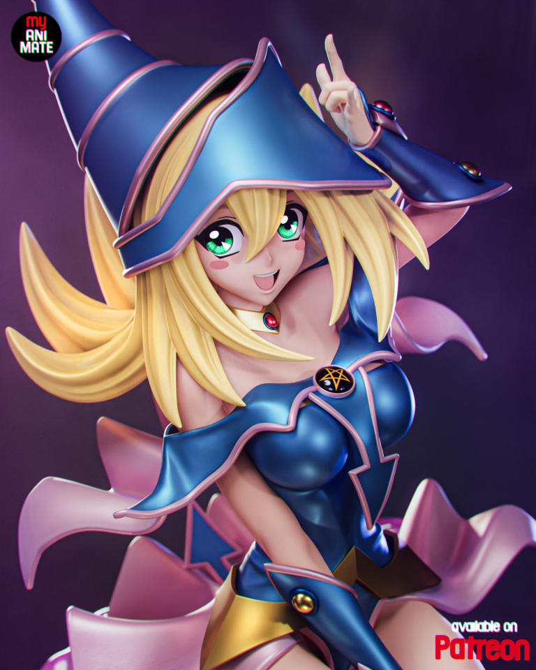 Dark Magician Girl STL 3 - Yu Gi Oh!