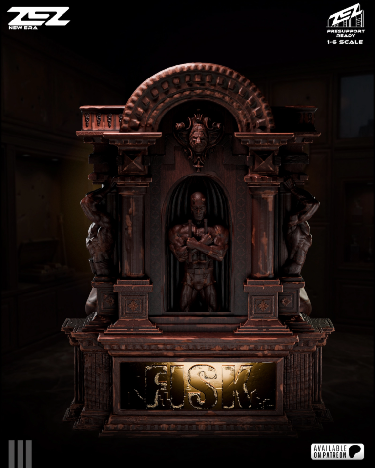 Kingpin on Throne STL - Marvel