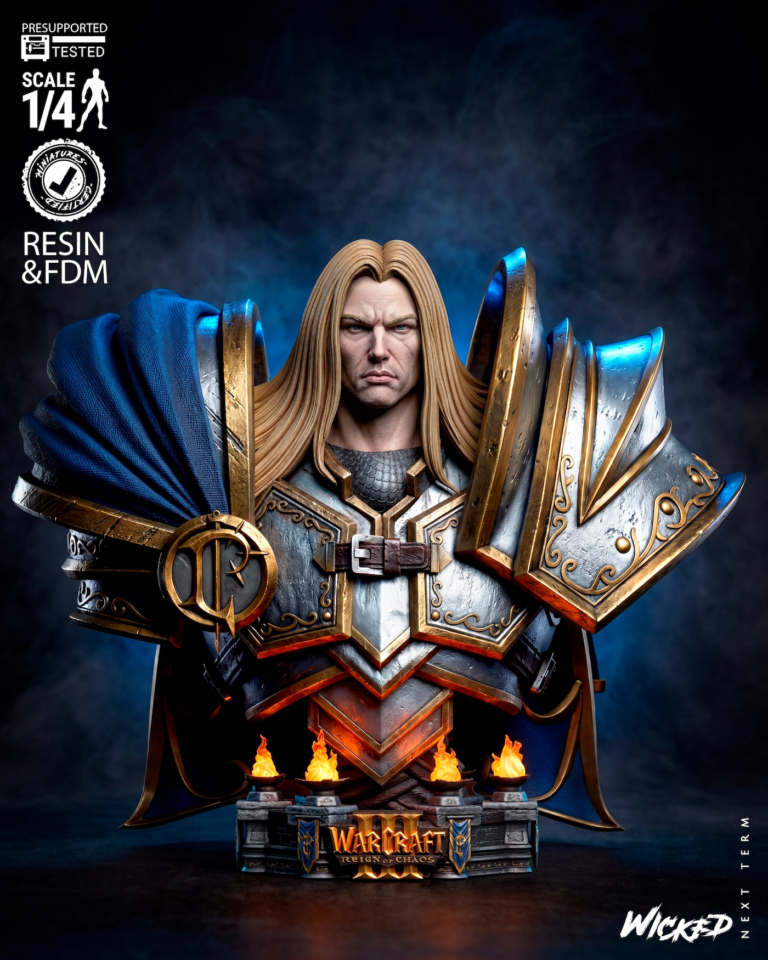 Warcraft 3 Diorama + Busts + Extras
