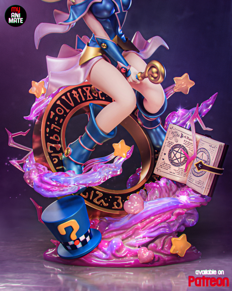 Dark Magician Girl STL 3 - Yu Gi Oh!