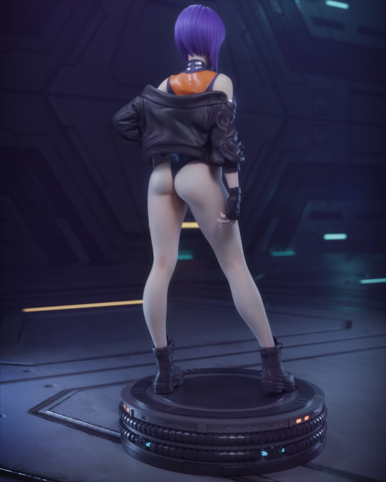 Motoko Kusanagi STL 4 + Bust - Ghost in the Shell
