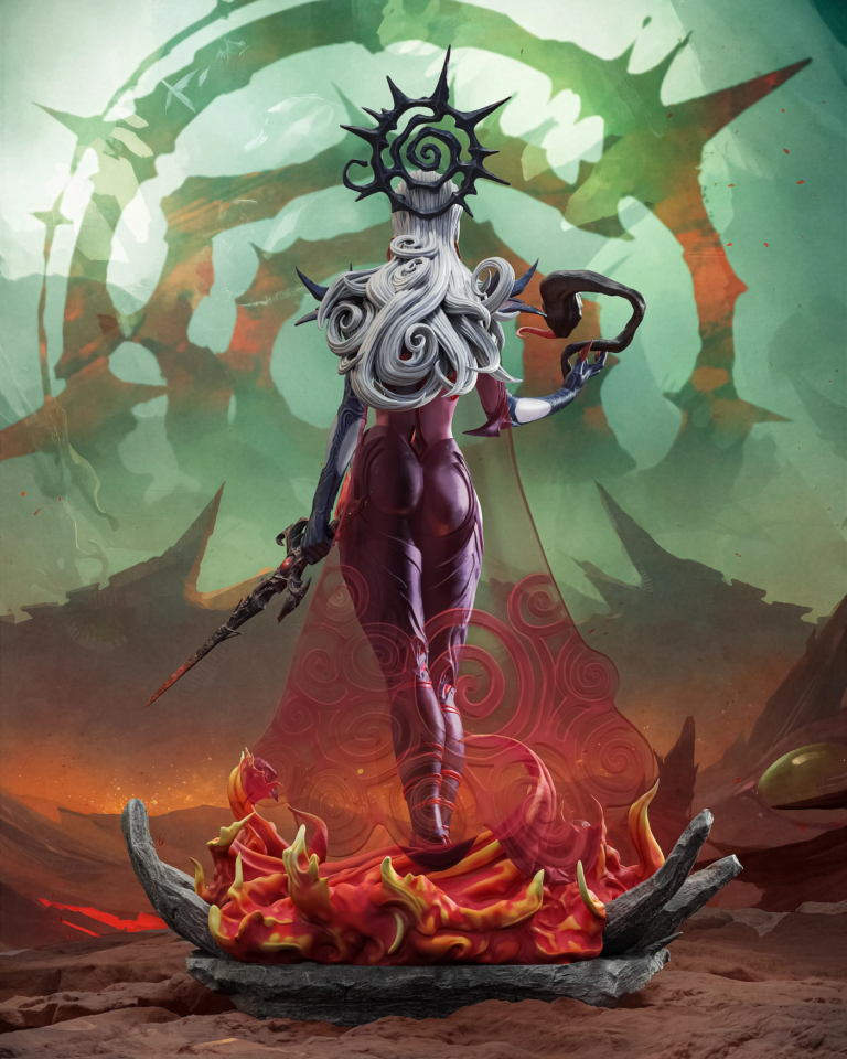 Hela STL Queen in Black + Bust + NSFW - Marvel