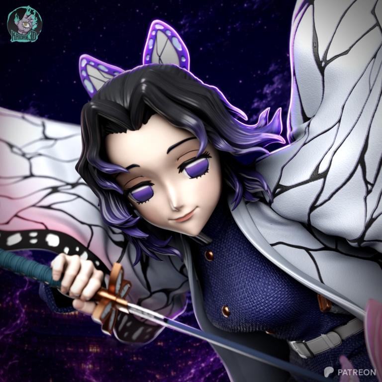 Shinobu Kocho STL 3 - Demon Slayer