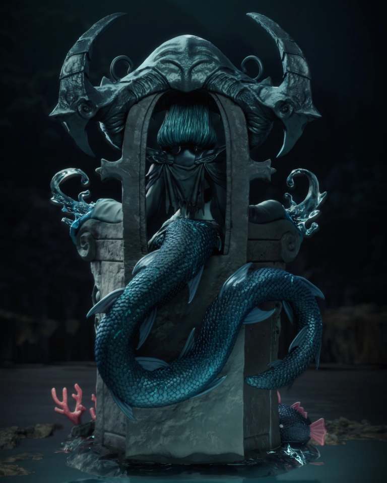 Azashara The Drowned Princess + Bust + NSFW - Fantasy