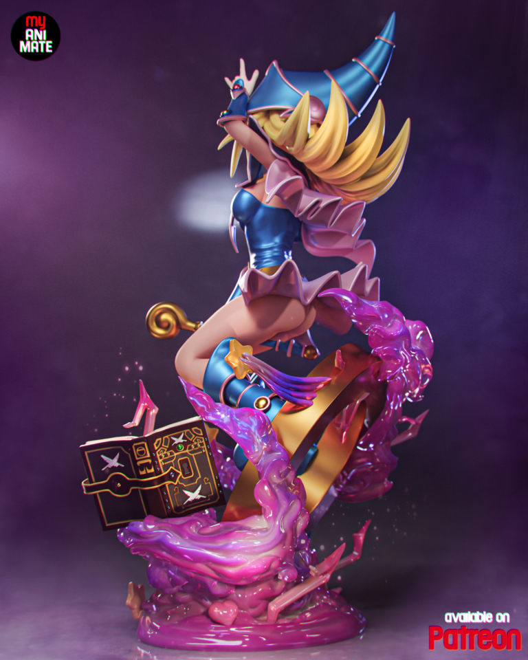 Dark Magician Girl STL 3 - Yu Gi Oh!