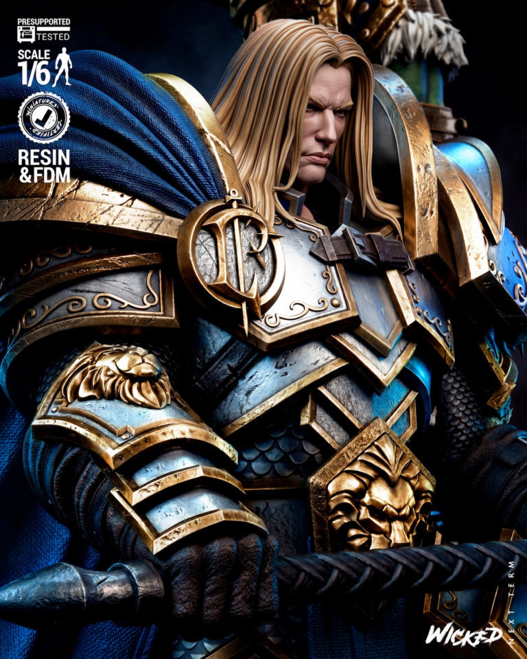 Warcraft 3 Diorama + Busts + Extras