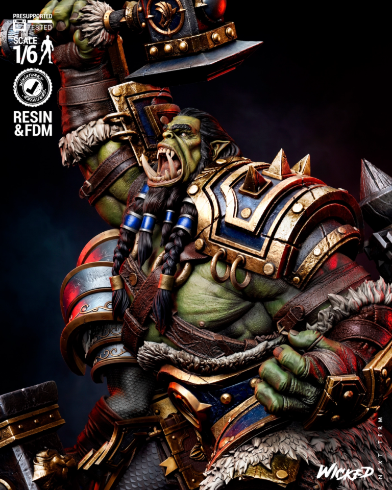 Warcraft 3 Diorama + Busts + Extras