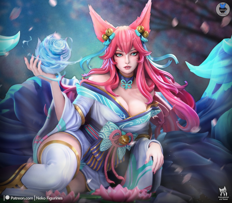 Spirit Blossom Ahri STL Cover