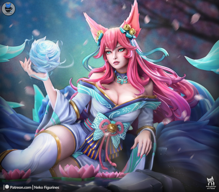 Spirit Blossom Ahri STL Cover