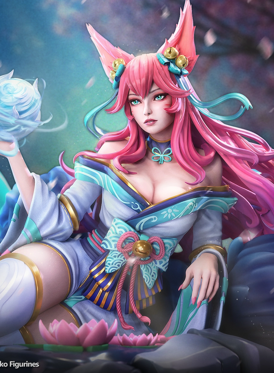 Spirit Blossom Ahri STL Cover
