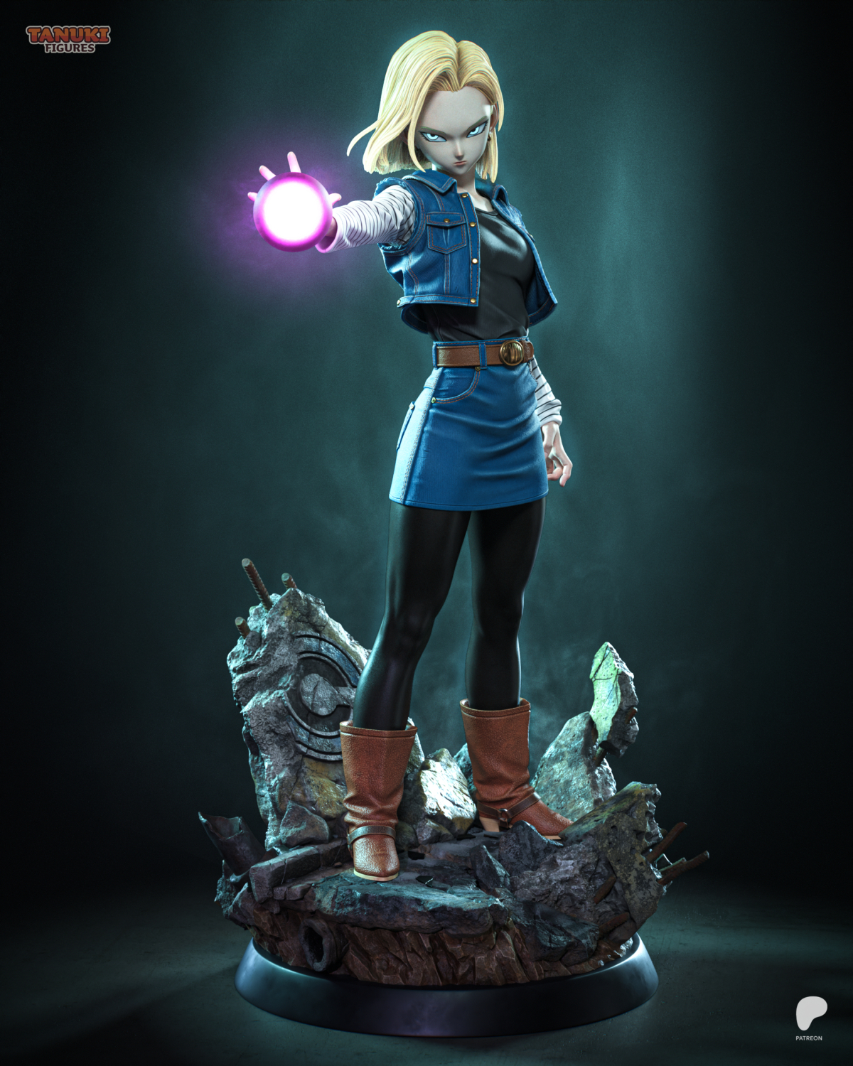 Android 18 STL Cover