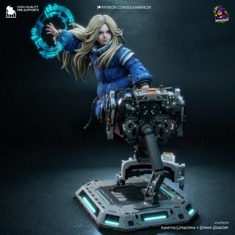 Diana and Hugh Diorama - Pragmata STL