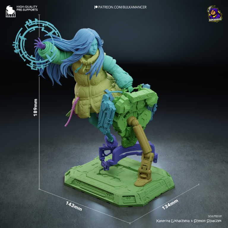 Diana and Hugh Diorama - Pragmata STL