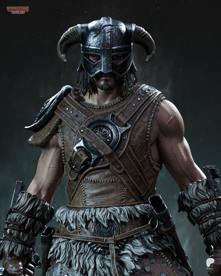 Dovahkiin STL + Bust - The Elder Scrolls