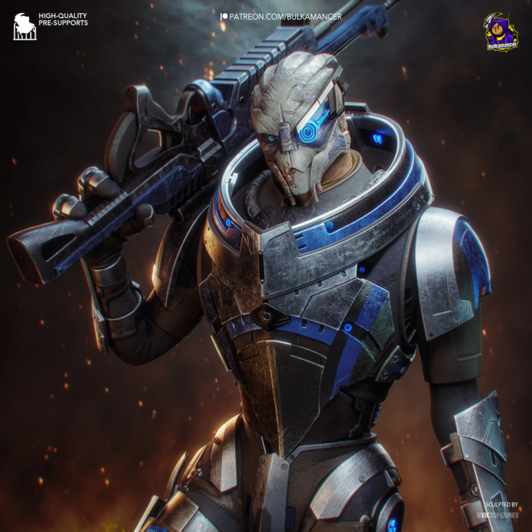 Garrus Vakarian STL Cover