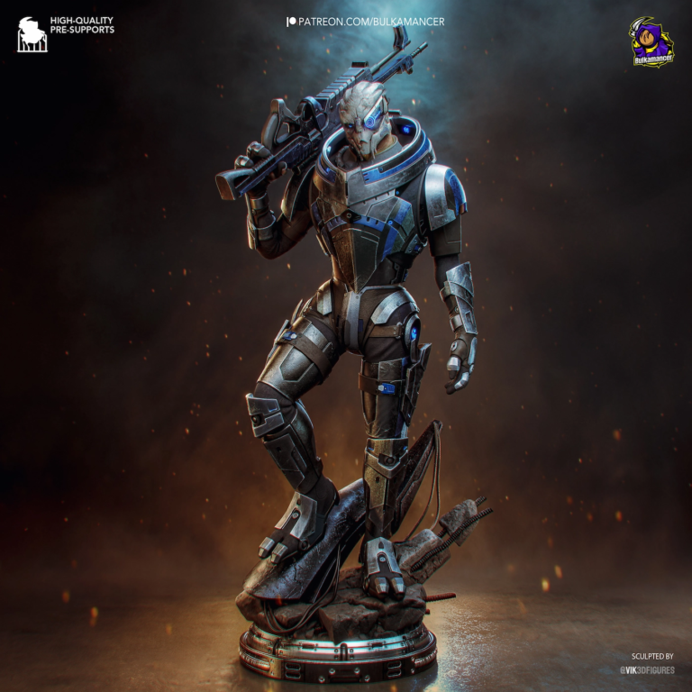 Garrus Vakarian STL - Mass Effect