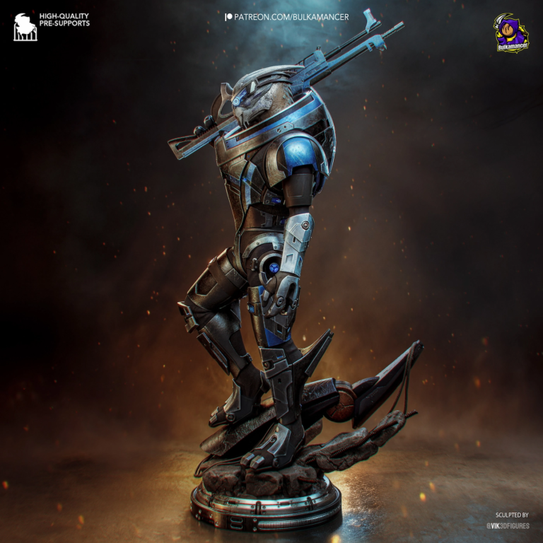 Garrus Vakarian STL - Mass Effect