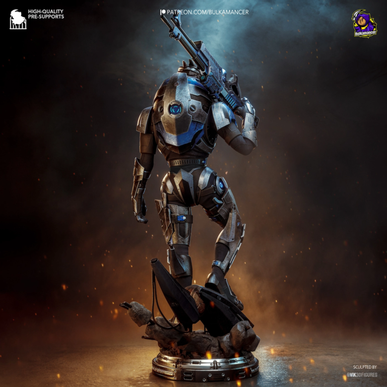 Garrus Vakarian STL - Mass Effect