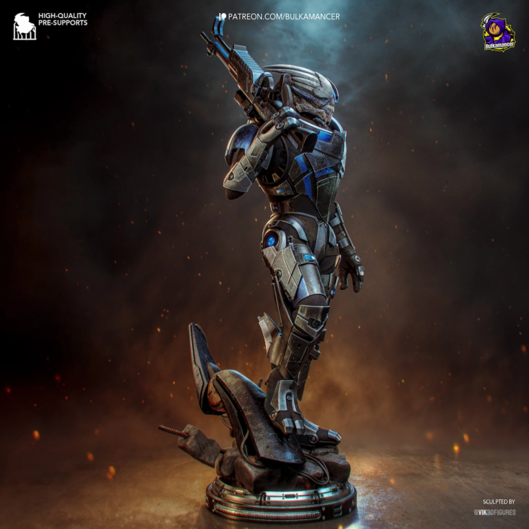 Garrus Vakarian STL - Mass Effect