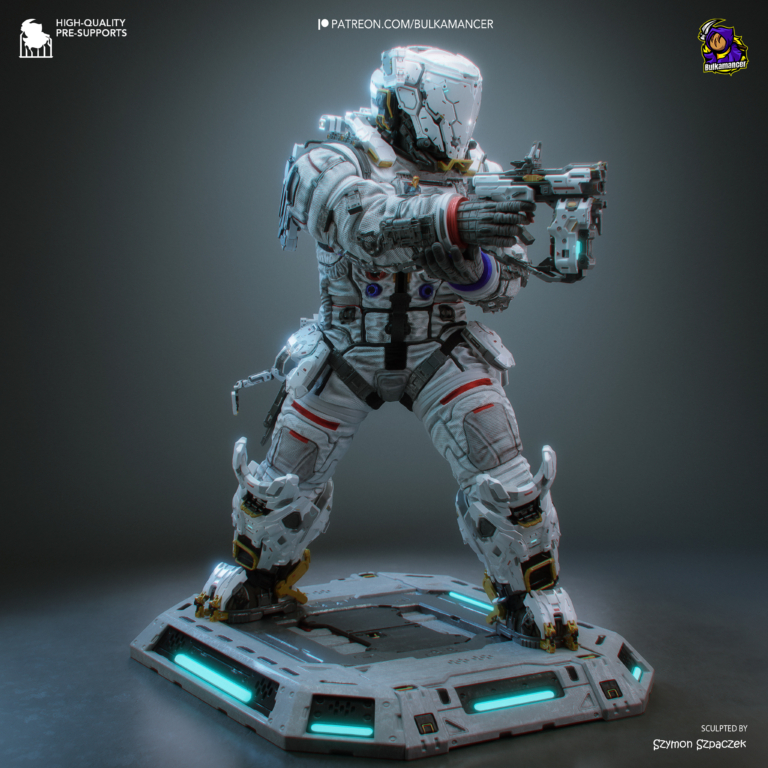 Diana and Hugh Diorama - Pragmata STL
