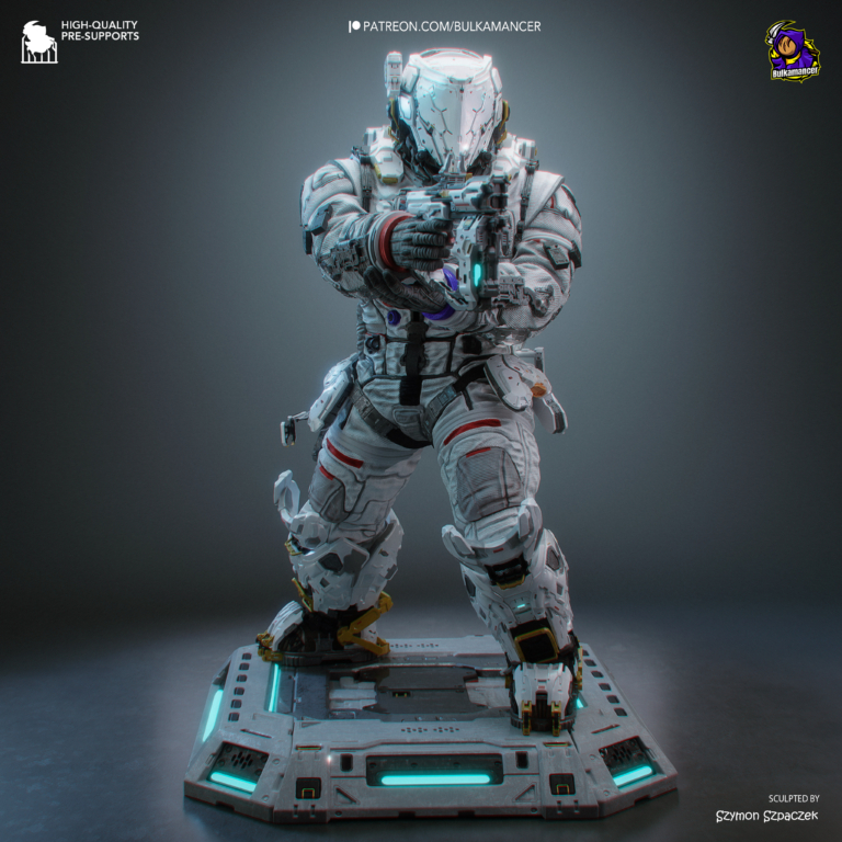 Diana and Hugh Diorama - Pragmata STL