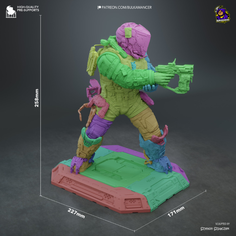 Diana and Hugh Diorama - Pragmata STL