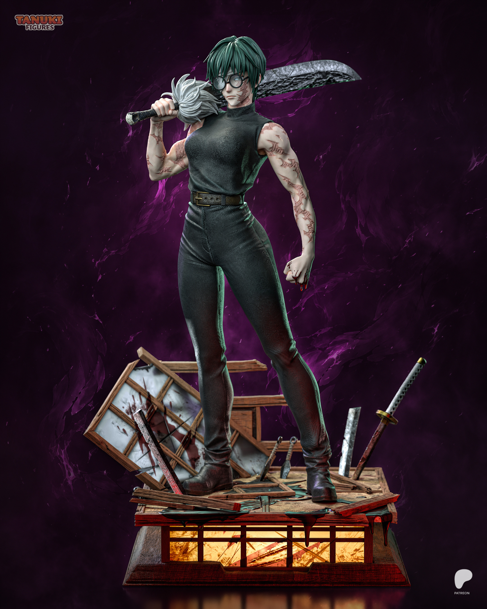 Maki Zen'in STL 3 + Bust - Jujutsu Kaisen