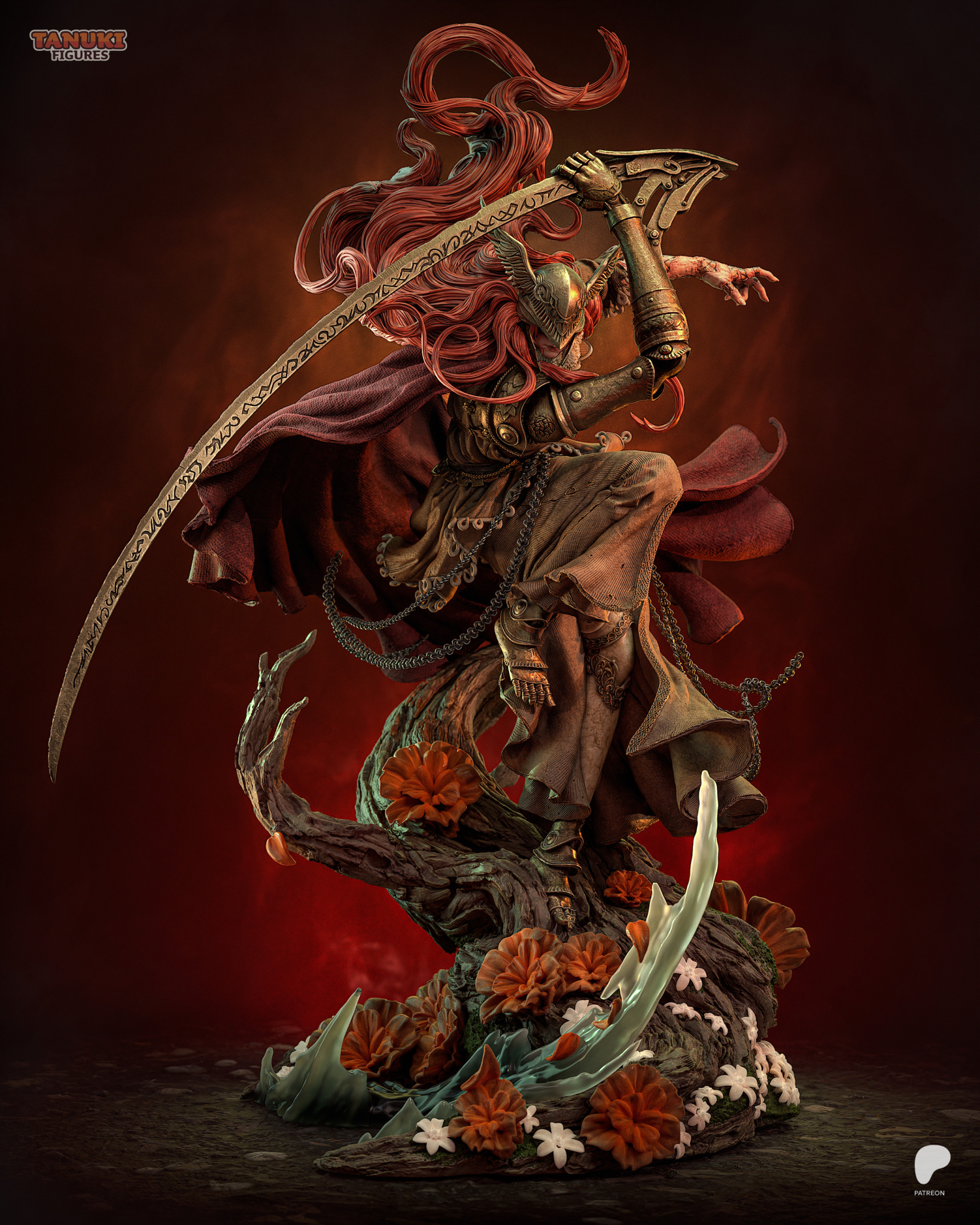 Malenia STL 5 + Bust - Elden Ring