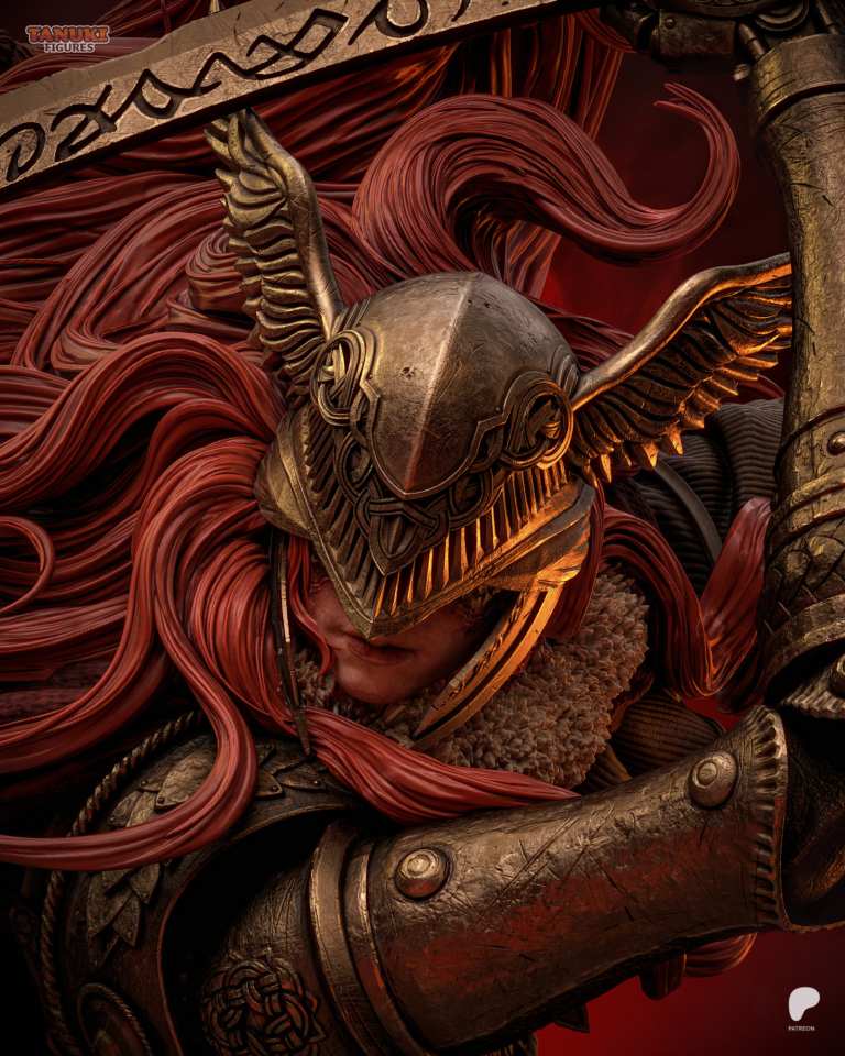 Malenia STL 5 + Bust - Elden Ring