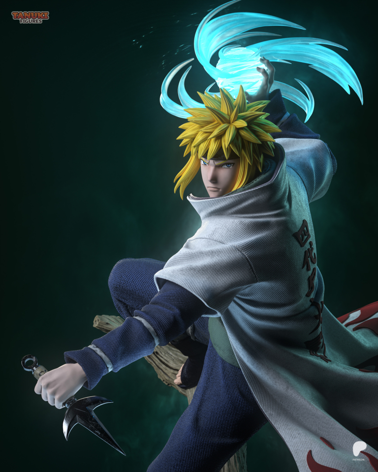 Minato Namikaze STL + Bust - Naruto
