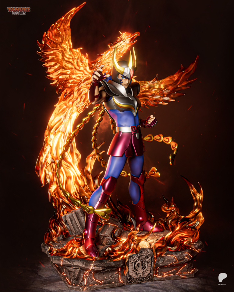 Phoenix Ikki STL 2 + Bust - Saint Seiya