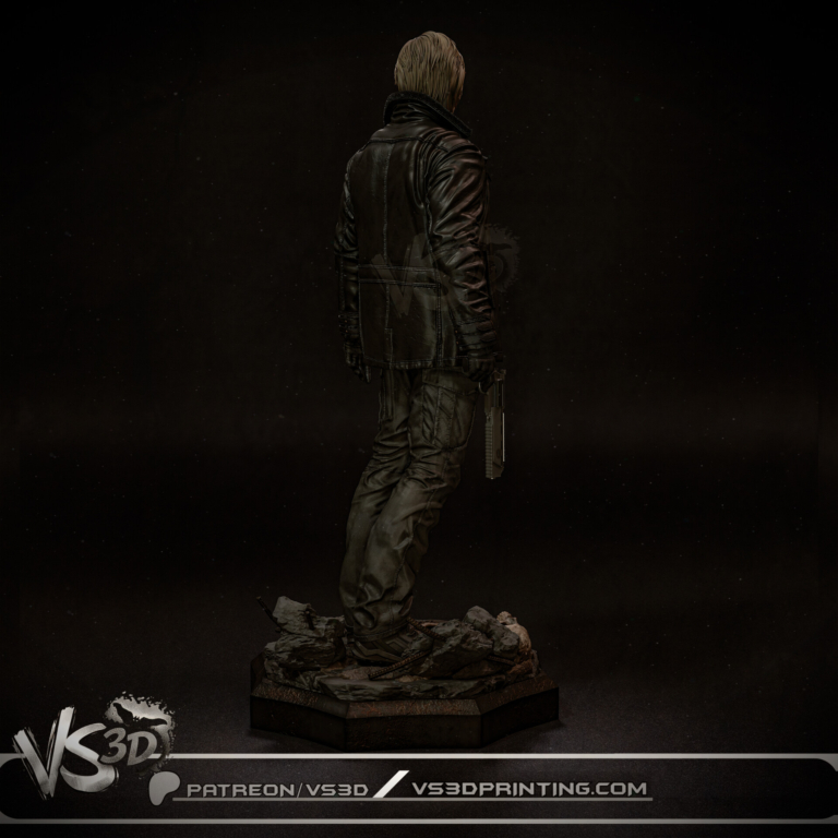 Leon S. Kennedy STL 7 + Bust - Resident Evil