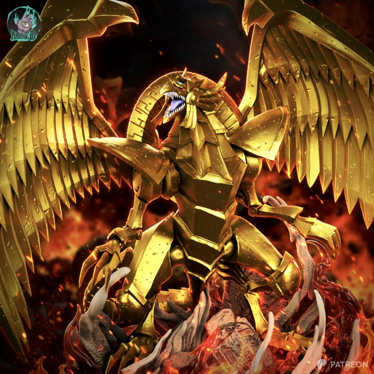 The Winged Dragon of Ra STL Cover