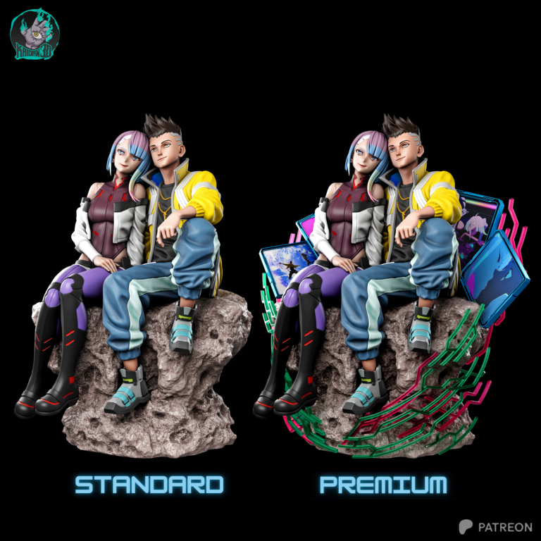 Lucy and David Diorama - Cyberpunk