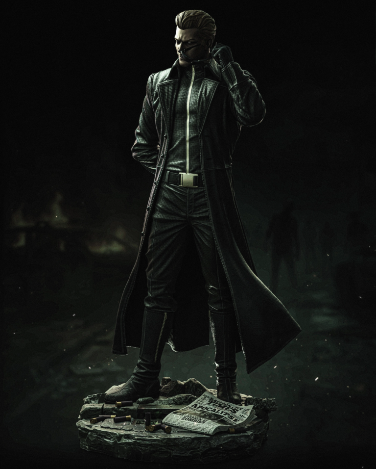 Albert Wesker STL + Bust - Resident Evil