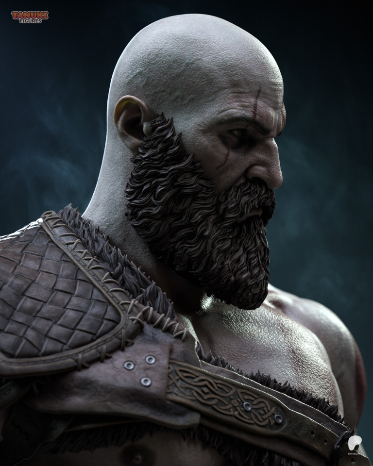 Kratos STL 11 + Bust - God of War
