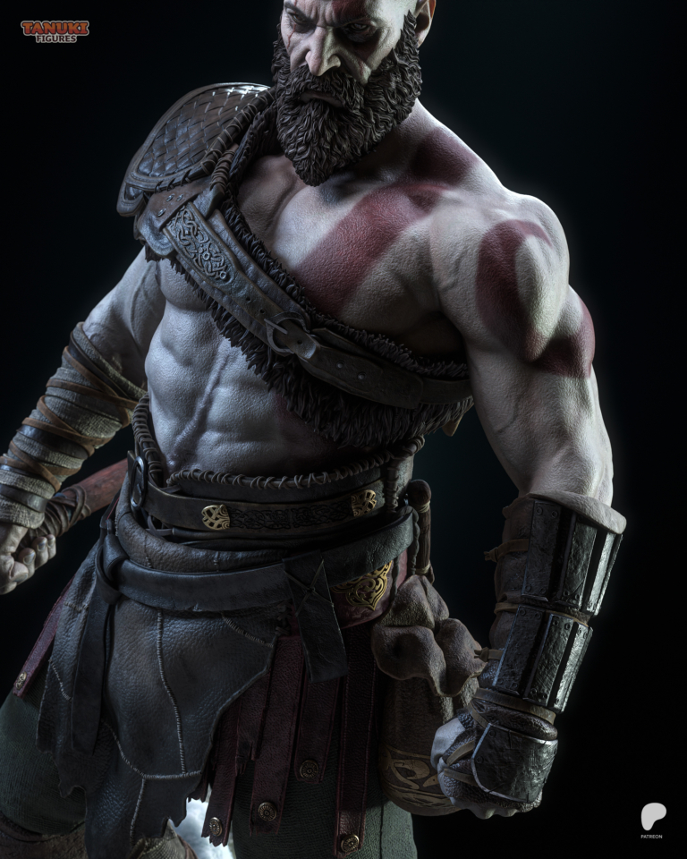 Kratos STL 11 + Bust - God of War