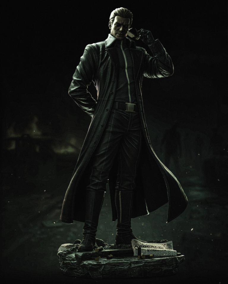 Albert Wesker STL + Bust - Resident Evil