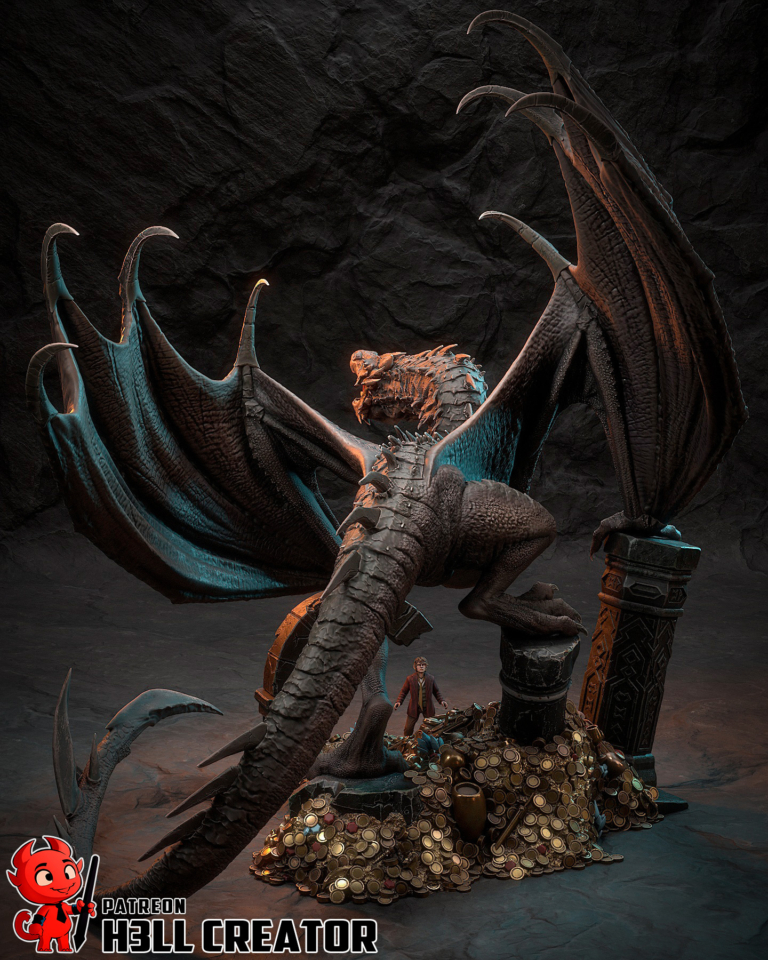 Smaug STL 2 - The Lord of The Rings