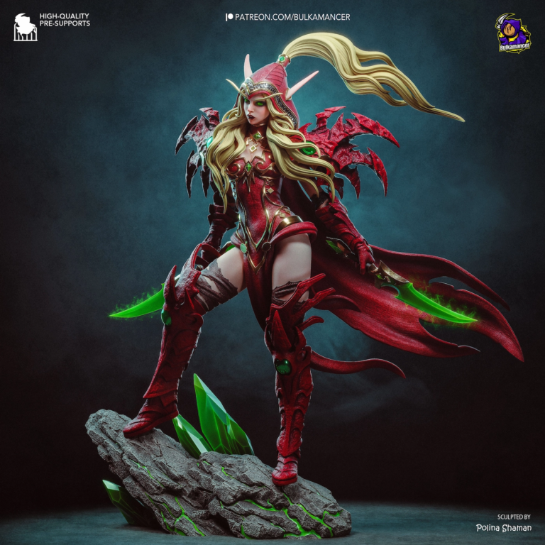 Valeera Sanguinar STL 2 - Warcraft