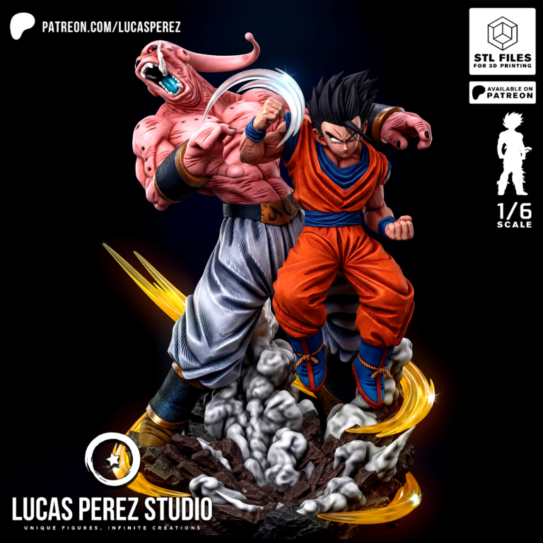 Gohan VS Buu Diorama - Dragon Ball