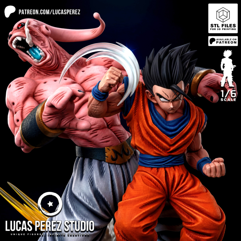 Gohan VS Buu Diorama Cover