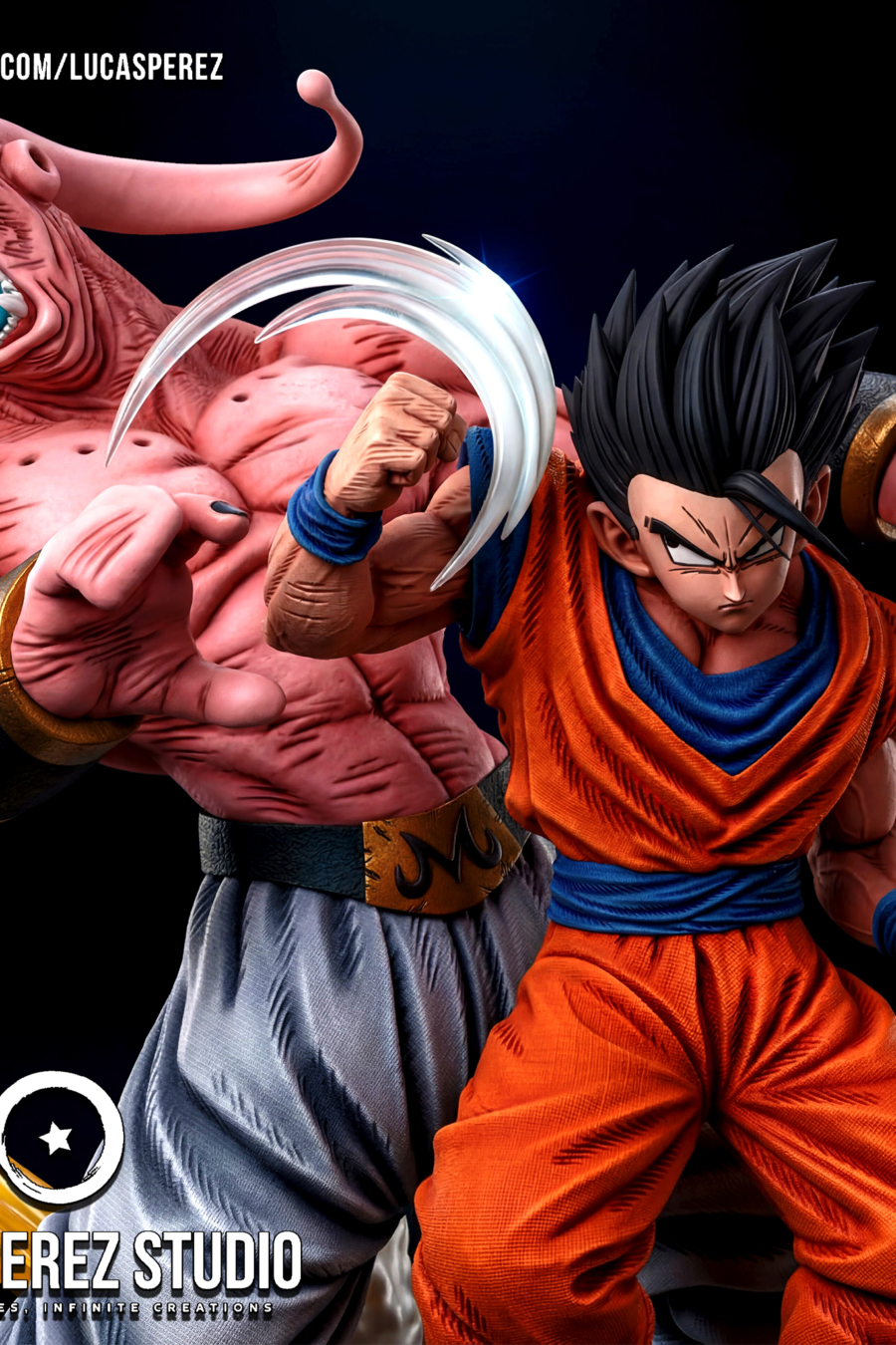 Gohan VS Buu Diorama Cover