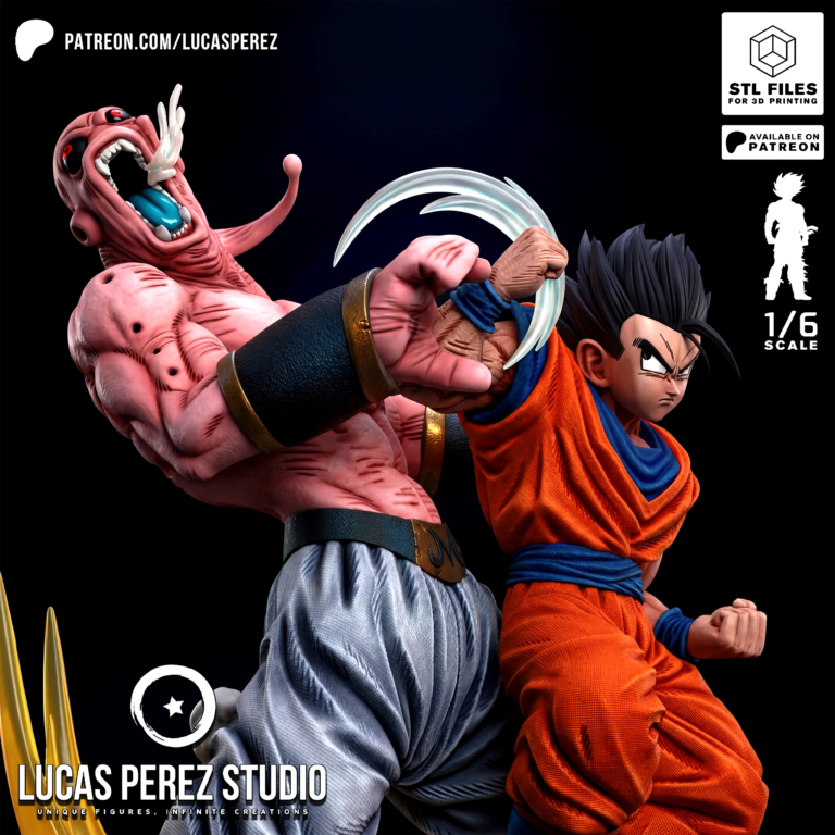 Gohan VS Buu Diorama - Dragon Ball