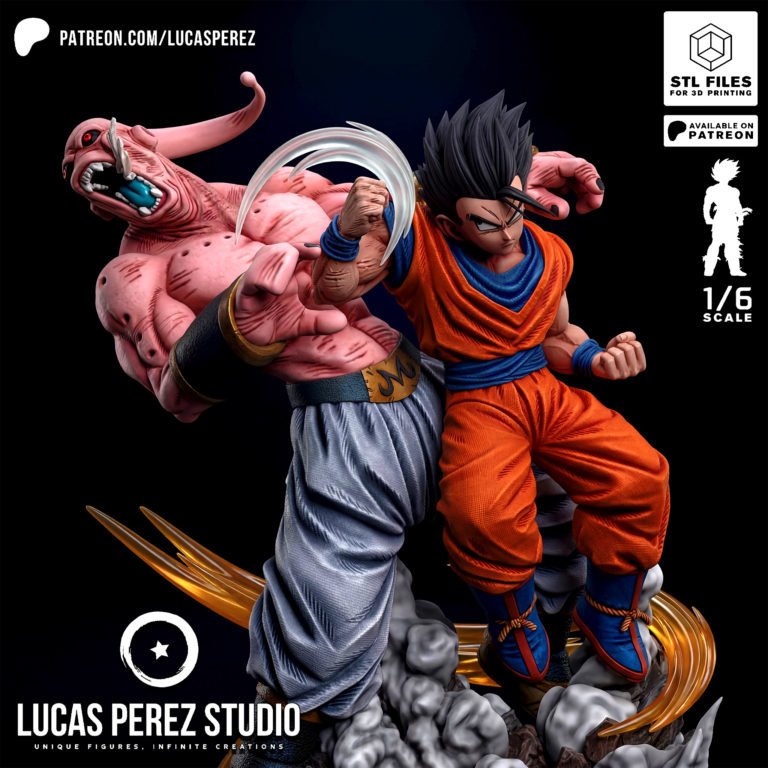 Gohan VS Buu Diorama - Dragon Ball