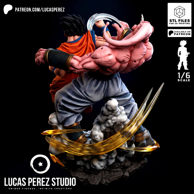 Gohan VS Buu Diorama - Dragon Ball