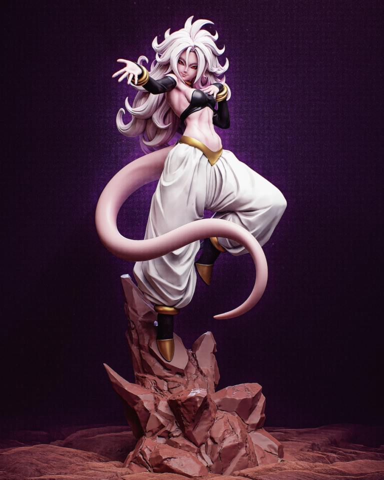 Android 21 STL + Bust - Dragon Ball