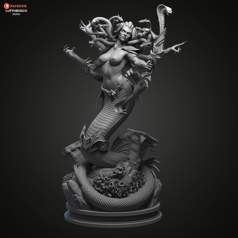 Lady Vashj STL + NSFW - Warcraft