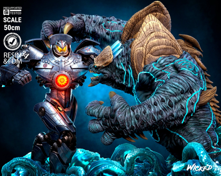 Pacific Rim Diorama + Busts + Extras